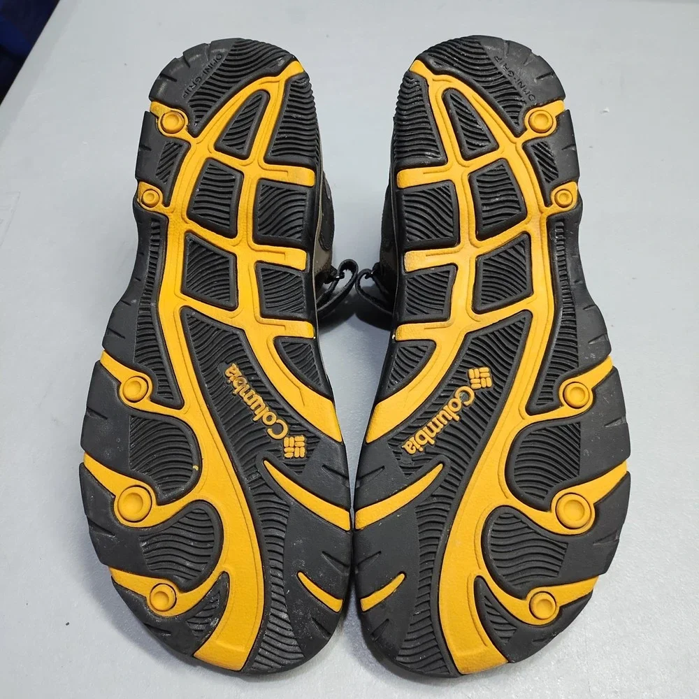 Columbia Riptide Sandals Mens US 8 Gray Black Open Toe Hook & Loop YM 6045-255